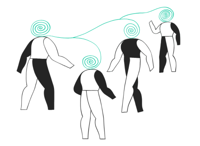 Illustration transfert de connaissances